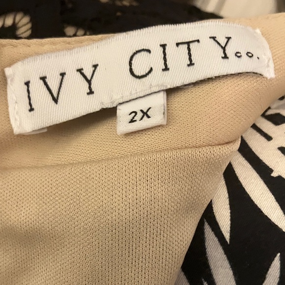 Ivy City Co Black Lace Midi Dress - Picture 9 of 9